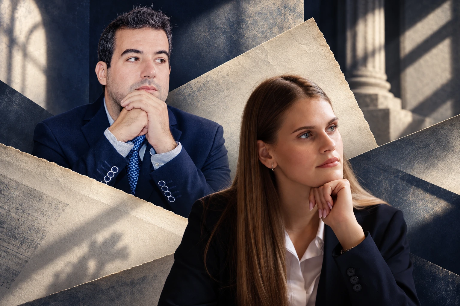Montaje editorial de Carlos Cuadrado y Polina Poloziuk para el área de testamentos, civil y familia